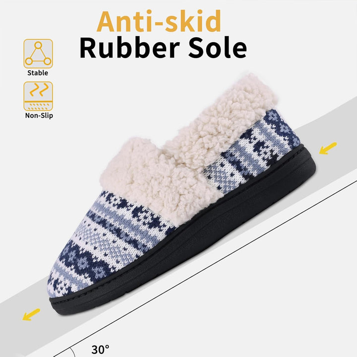 Winter Knitted Slippers - CozyCloud-Black-4 - 5-State of Style