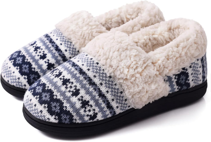 Winter Knitted Slippers - CozyCloud-Blue-4 - 5-State of Style