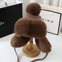 Winter Shield Earflap Ski Hat for Women - Tressa-Brown-State of Style