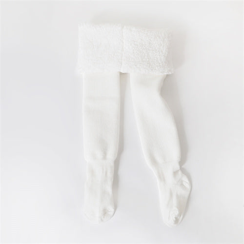 Winter Swimsuit for Girls-White-2-4 years-State of Style