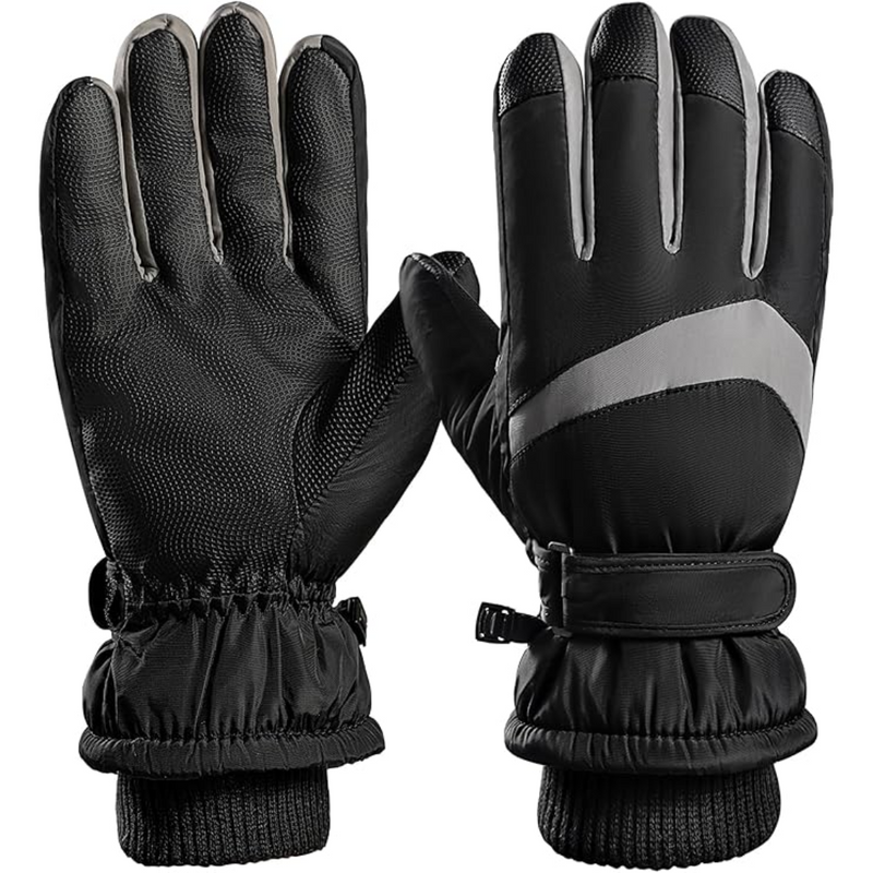 Winter Thermal Fleece Touchscreen Gloves - ThermaTouch-Black-State of Style