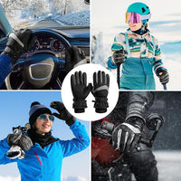 Winter Thermal Fleece Touchscreen Gloves - ThermaTouch-Pink snow-State of Style