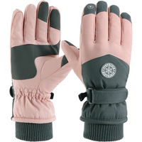 Winter Thermal Fleece Touchscreen Gloves - ThermaTouch-Pink snow-State of Style
