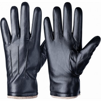 Winter Thermal Touchscreen Leather Gloves - Mason-Marine blue-State of Style