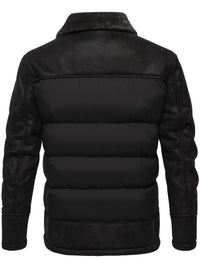 Winter Warm Fleece Jacket for Men - Jasper-Black-S-State of Style