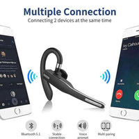 Wireless Bluetooth 5.1 Headset with Dual Mic - RoadMic Pro-State of Style
