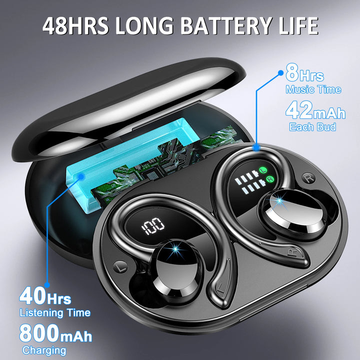 Wireless Earbuds with Clear Sound & Long Battery Life – SecureFit (Buy 1, Get 1 FREE)-Rose Gold-State of Style