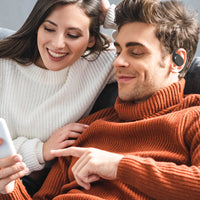 Wireless Earbuds with Open Design - AirBeat Flex-Black-State of Style