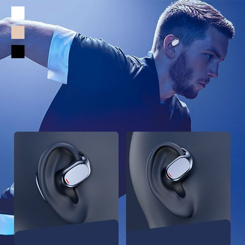 Wireless Earbuds with Open Design - AirBeat Flex-Black-State of Style