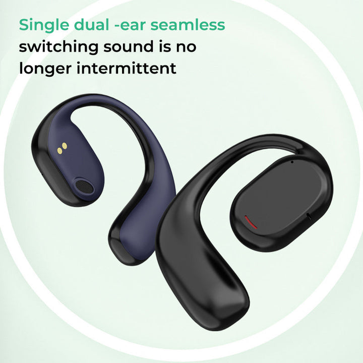 Wireless Earbuds with Open Design - AirBeat Flex-Black-State of Style