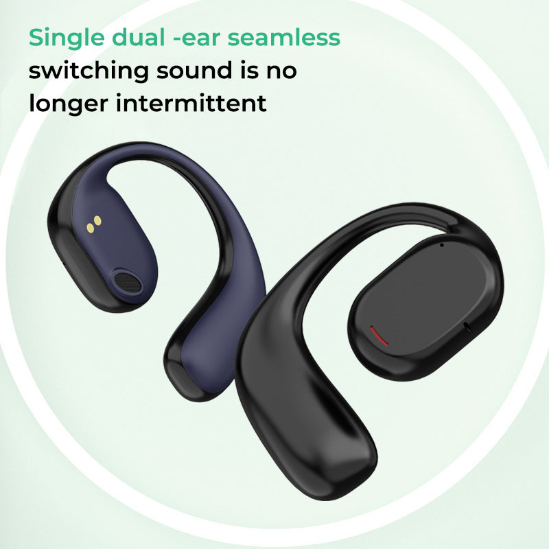 Wireless Earbuds with Open Design - AirBeat Flex-Black-State of Style