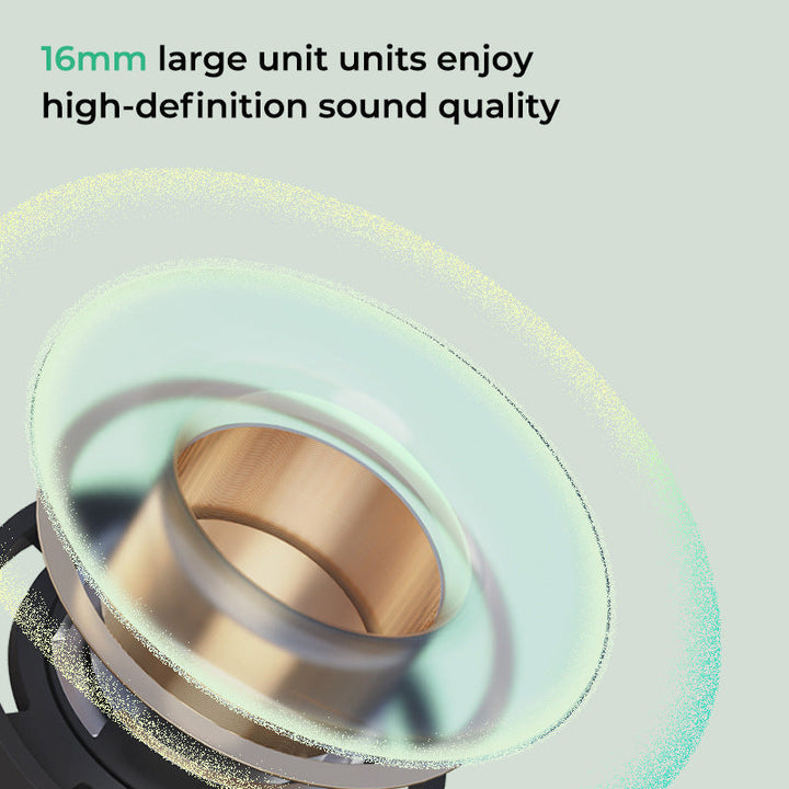 Wireless Earbuds with Open Design - AirBeat Flex-Black-State of Style