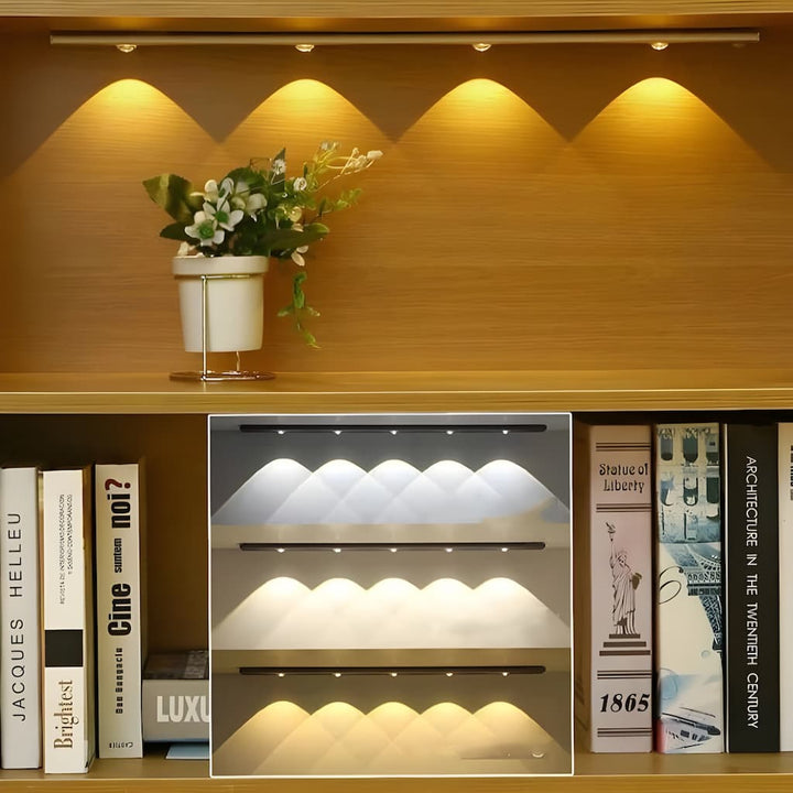 Wireless LED Fixture with Motion Sensor - LumiSense-Silver-20cm-State of Style