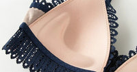 Wireless Plus Size Lace Push-Up Bra – Comfort Meets Elegance-Blue-8AB-State of Style