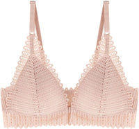 Wireless Plus Size Lace Push-Up Bra – Comfort Meets Elegance-Nude-8AB-State of Style