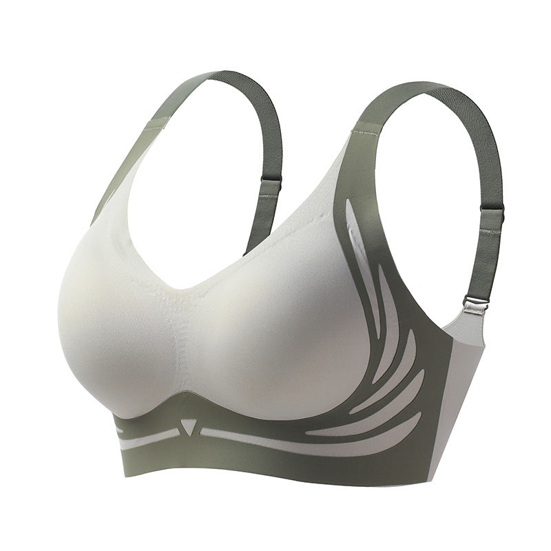 Wireless Push-Up Bra – ComfortLift-Green-M(BC)（45-55KG)-State of Style