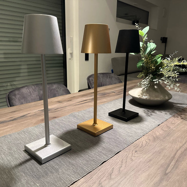 Wireless Rechargeable Table Lamp - Lumière Monsieur-White-State of Style