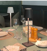 Wireless Rechargeable Table Lamp - Lumière Monsieur-White-State of Style