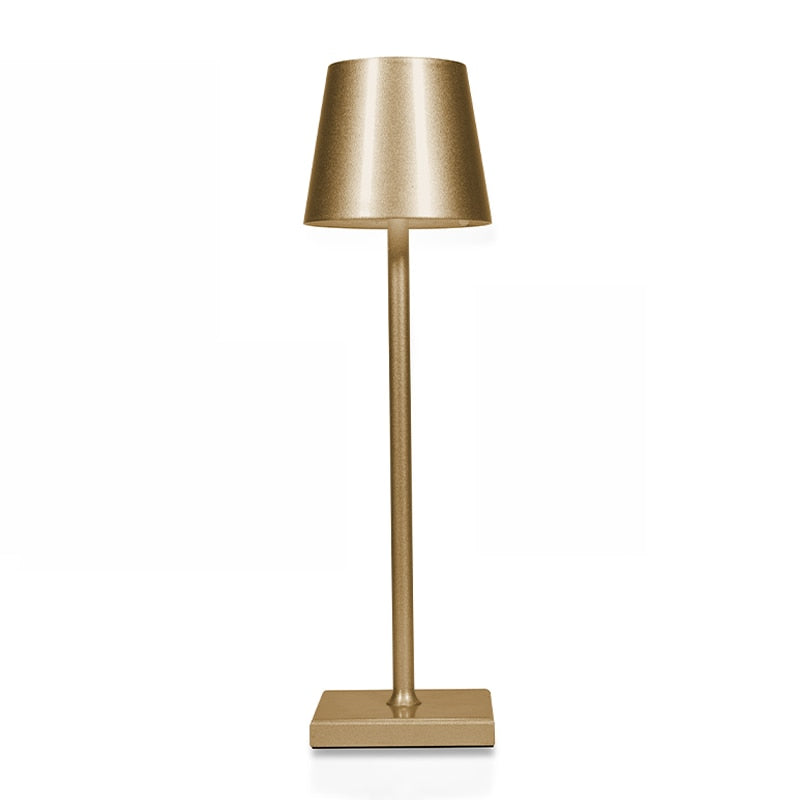 Wireless Rechargeable Table Lamp - Scandiglow-Gold-State of Style