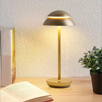 Wireless Rechargeable Table Lamp with LED Lighting – GlowBeam-Gold-State of Style