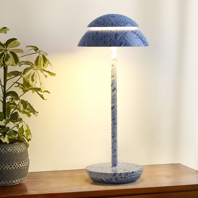Wireless Rechargeable Table Lamp with LED Lighting – GlowBeam-Purple-State of Style