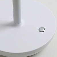 Wireless Rechargeable Table Lamp with LED Lighting – GlowBeam-White-State of Style