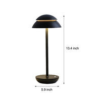 Wireless Rechargeable Table Lamp with LED Lighting – GlowBeam-White-State of Style