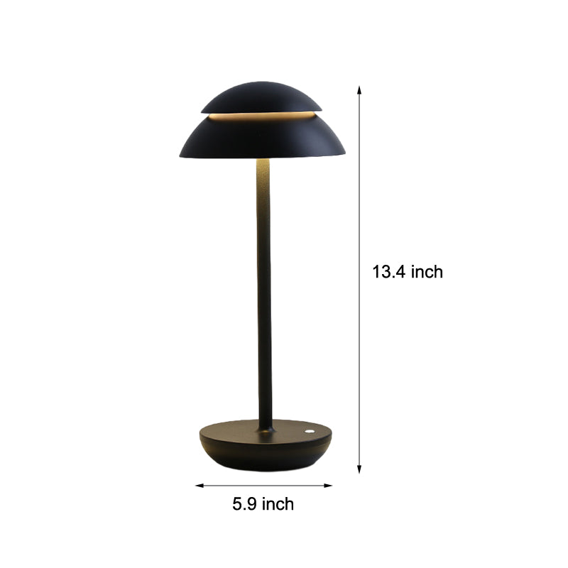 Wireless Rechargeable Table Lamp with LED Lighting – GlowBeam-White-State of Style