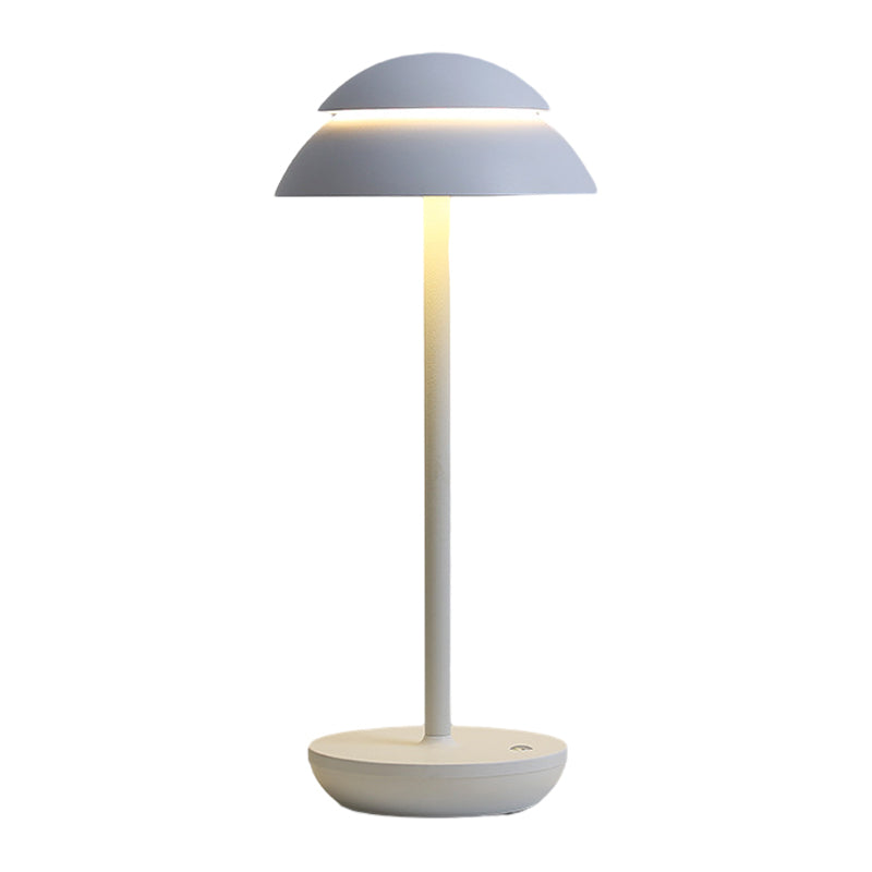Wireless Rechargeable Table Lamp with LED Lighting – GlowBeam-White-State of Style