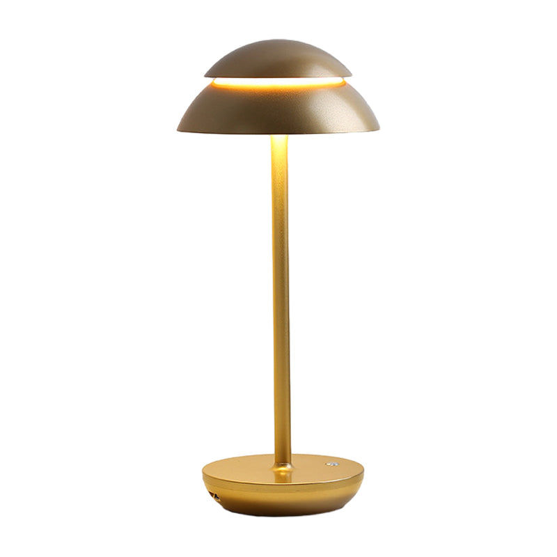 Wireless Rechargeable Table Lamp with LED Lighting – GlowBeam-White-State of Style