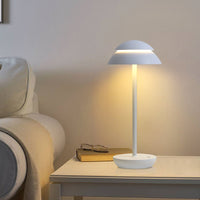 Wireless Rechargeable Table Lamp with LED Lighting – GlowBeam-White-State of Style