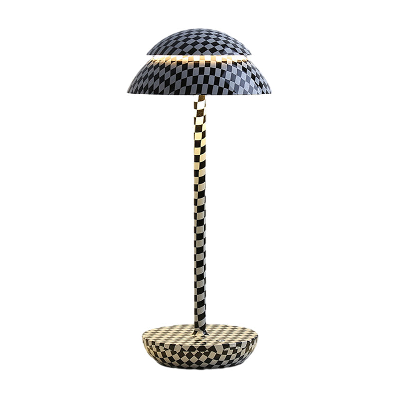 Wireless Rechargeable Table Lamp with LED Lighting – GlowBeam-White-State of Style