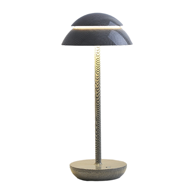 Wireless Rechargeable Table Lamp with LED Lighting – GlowBeam-White-State of Style