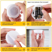 AA OUT OF STOCK Wireless RGB LED Under Cabinet Lighting - GlowyLed-1 Lamp-State of Style