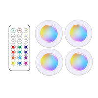 AA OUT OF STOCK Wireless RGB LED Under Cabinet Lighting - GlowyLed-4 lamps-State of Style