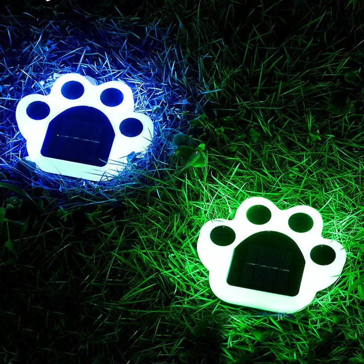 Wireless Solar Footprint Garden Lighting - PawsGlow-Warm white-State of Style