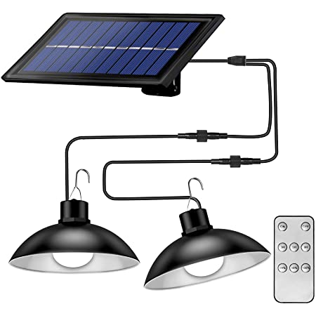 Wireless Solar LED Lamp Set with Remote Control – TwinRay-State of Style