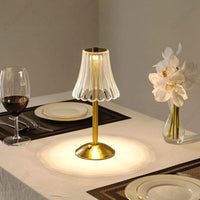 Wireless Table Lamp with Crystal Decor and Dimmable Lighting - GlamLight-State of Style