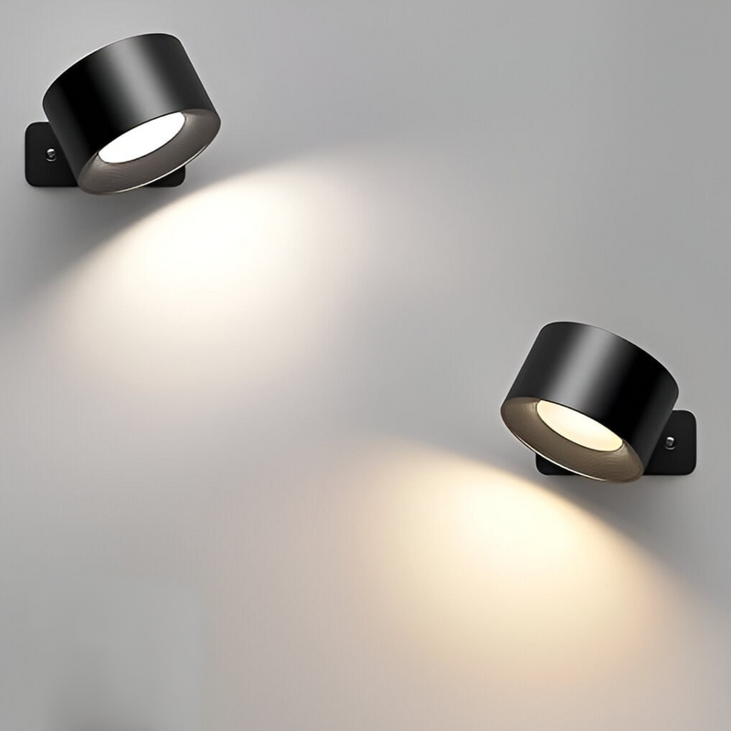 Wireless Wall Lamp - FlexiGlow-Black-Touch Control-State of Style