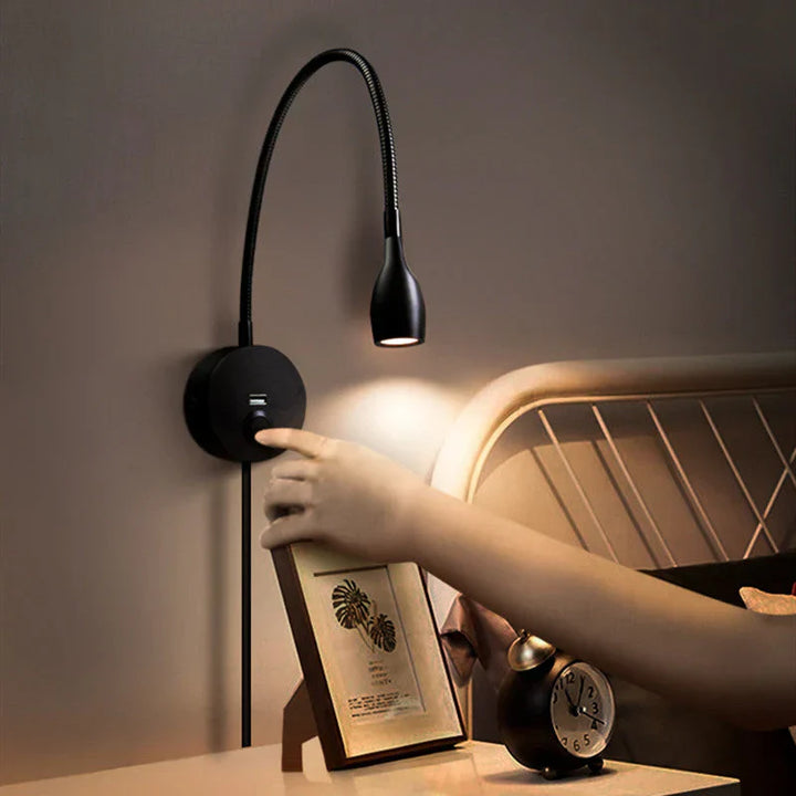 Wireless Wall Lamp for an Enchanting Atmosphere - LumaWave-Black 220V Warm Light-State of Style