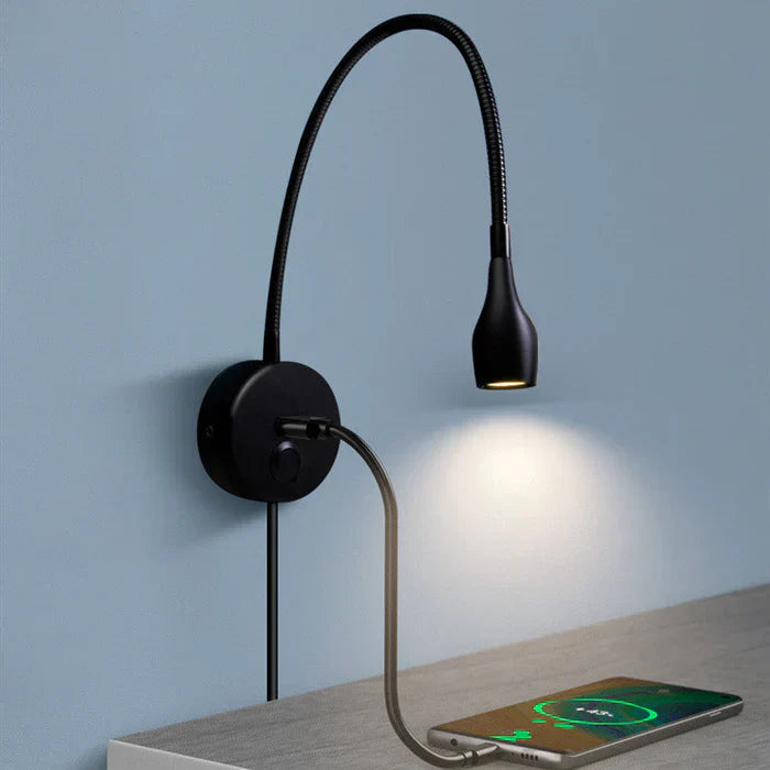 Wireless Wall Lamp for an Enchanting Atmosphere - LumaWave-Black 220V White Light-State of Style