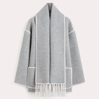 Ladies' long wool coat for autumn – Amelie