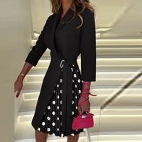 Trendy women's blazer dress – Aurelia in autumn style