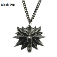 WOLF HUNT LOCKET NECKLACE-Black Eye-State of Style