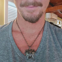 WOLF HUNT LOCKET NECKLACE-Red Eyes-State of Style