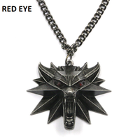 WOLF HUNT LOCKET NECKLACE-Red Eyes-State of Style