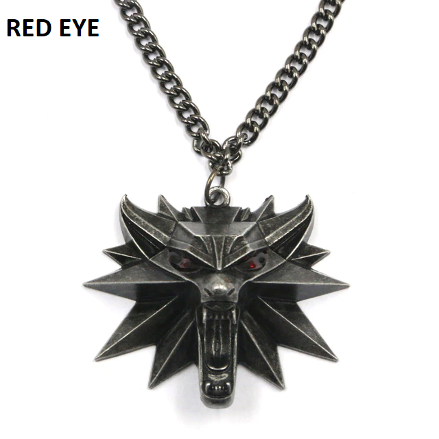 WOLF HUNT LOCKET NECKLACE-Red Eyes-State of Style