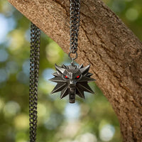 WOLF HUNT LOCKET NECKLACE-Red Eyes-State of Style
