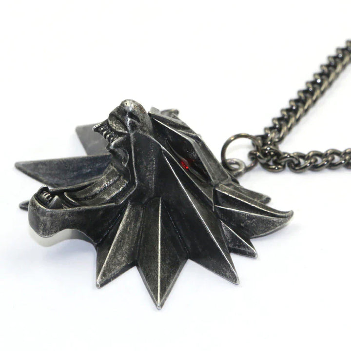 WOLF HUNT LOCKET NECKLACE-Red Eyes-State of Style