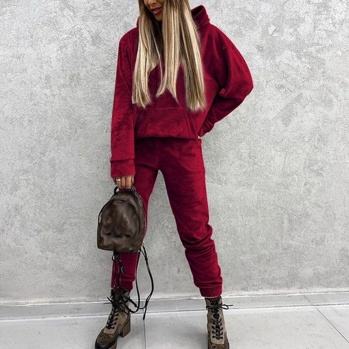 Women's 2-Piece Tracksuit | Stylish Activewear Set-Red-S-State of Style